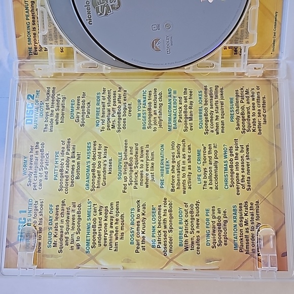 Spongebob Squarepants - Complete Second (2nd) Season DVD EUC - Picture 2 of 6